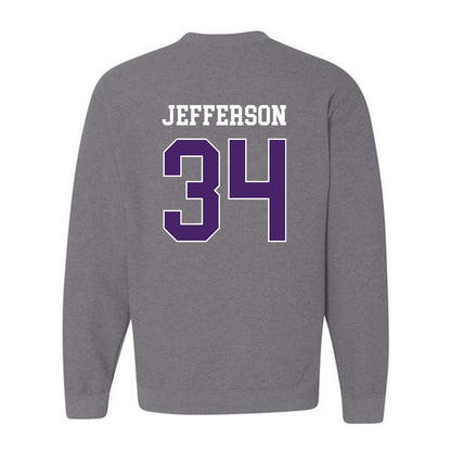 Weber - NCAA Football : Kaleb Jefferson - Classic Shersey Crewneck Sweatshirt-1