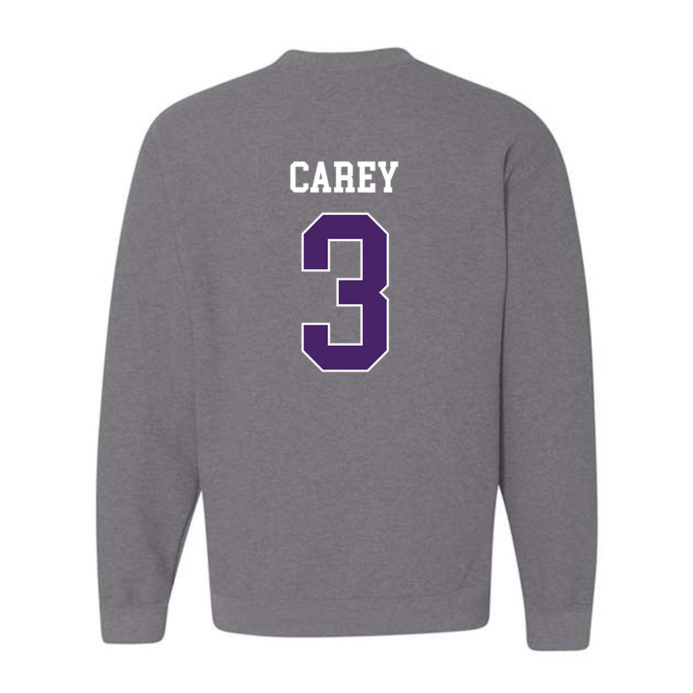 Weber - NCAA Football : BJ Carey - Classic Shersey Crewneck Sweatshirt-1