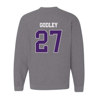 Weber - NCAA Football : Davion Godley - Classic Shersey Crewneck Sweatshirt-1