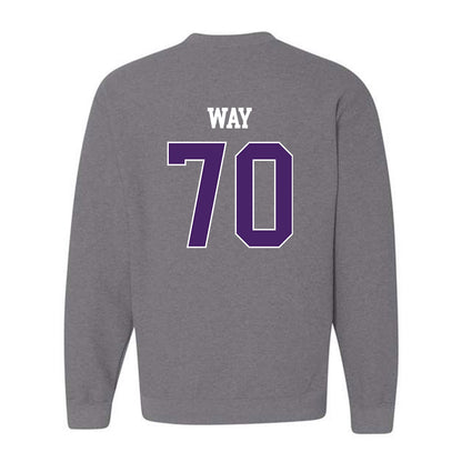 Weber - NCAA Football : Will Way - Classic Shersey Crewneck Sweatshirt-1