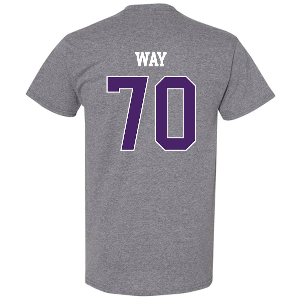 Weber - NCAA Football : Will Way - Classic Shersey T-Shirt-1