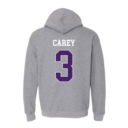 Weber - NCAA Football : BJ Carey - Classic Shersey Hooded Sweatshirt-1