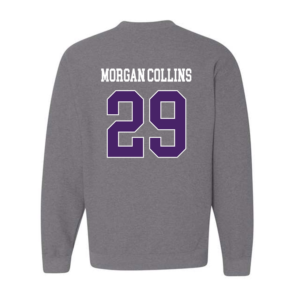 Weber - NCAA Football : Davonta Morgan collins - Classic Shersey Crewneck Sweatshirt-1