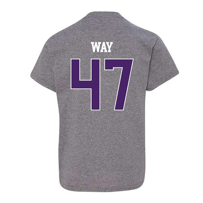 Weber - NCAA Football : Henry Way - Classic Shersey Youth T-Shirt-1