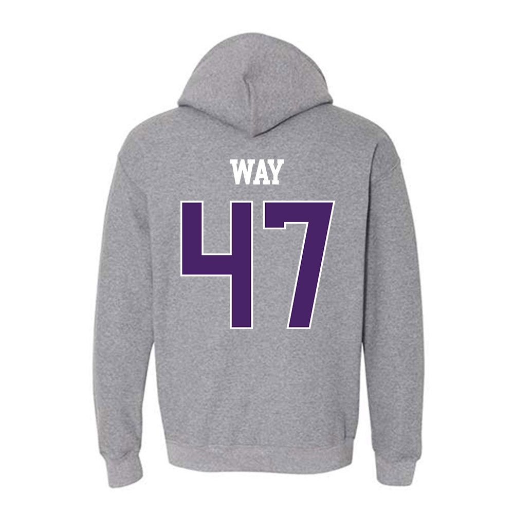 Weber - NCAA Football : Henry Way - Classic Shersey Hooded Sweatshirt-1
