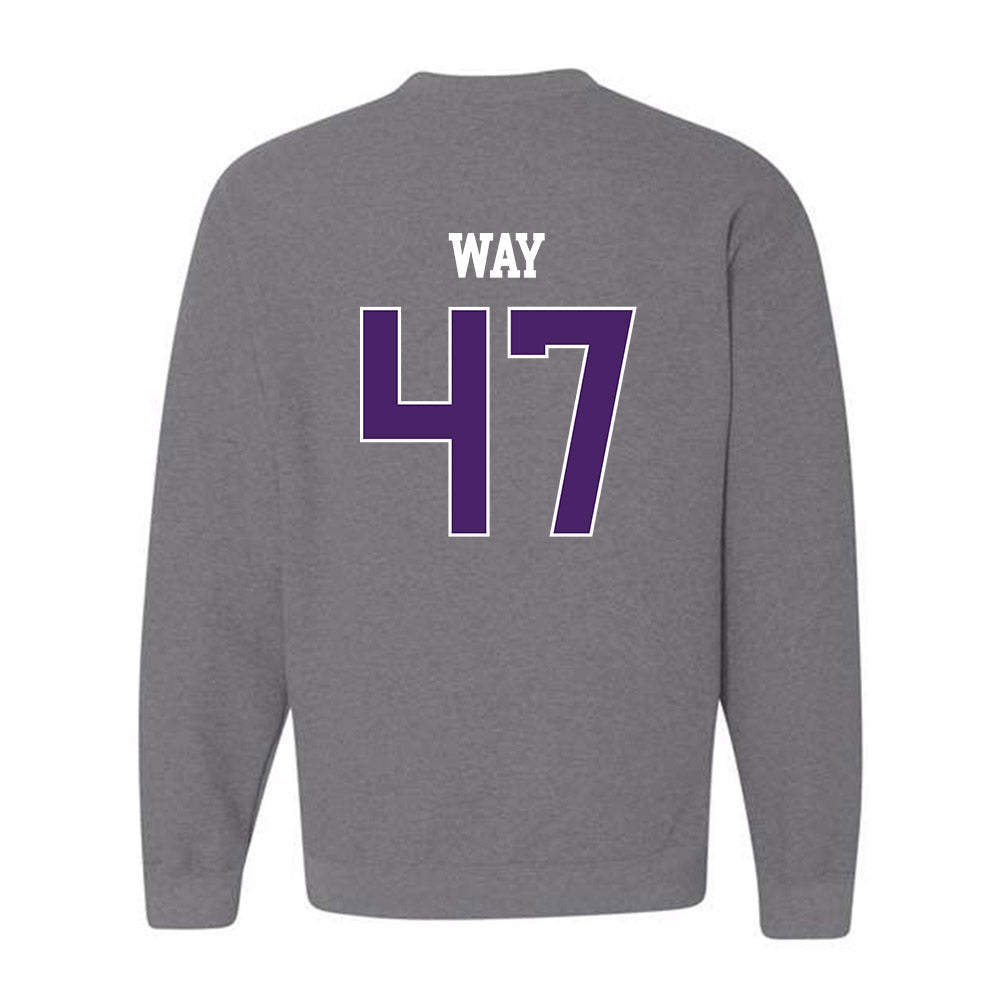 Weber - NCAA Football : Henry Way - Classic Shersey Crewneck Sweatshirt-1