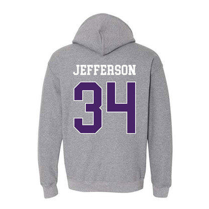 Weber - NCAA Football : Kaleb Jefferson - Classic Shersey Hooded Sweatshirt-1