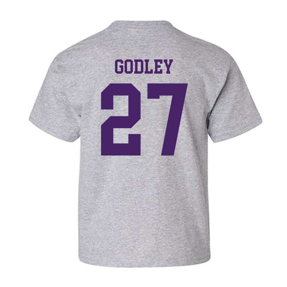Weber - NCAA Football : Davion Godley - Classic Shersey Youth T-Shirt-1
