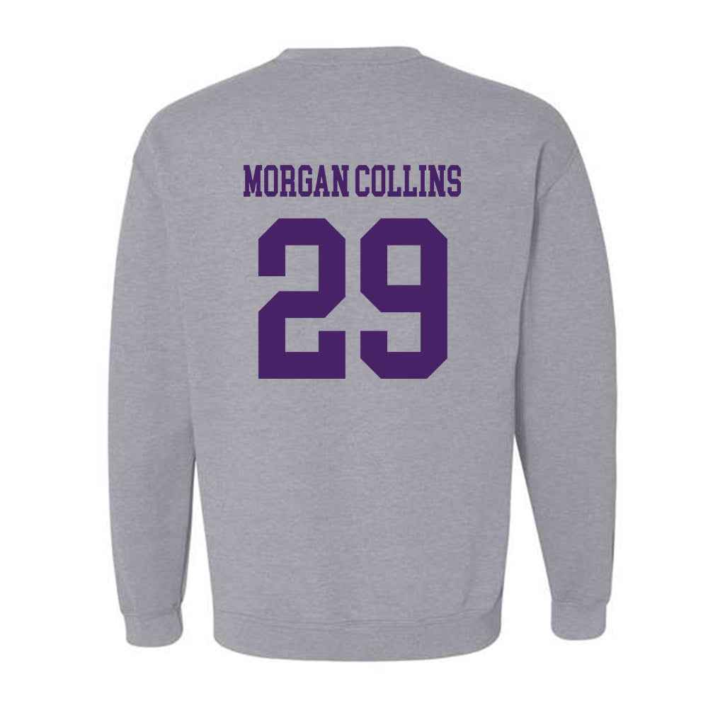 Weber - NCAA Football : Davonta Morgan collins - Classic Shersey Crewneck Sweatshirt-1