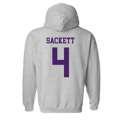 Weber - NCAA Women's Soccer : Bella Sackett - Classic Shersey Hooded Sweatshirt-1