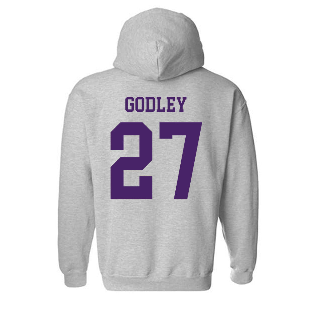 Weber - NCAA Football : Davion Godley - Classic Shersey Hooded Sweatshirt-1