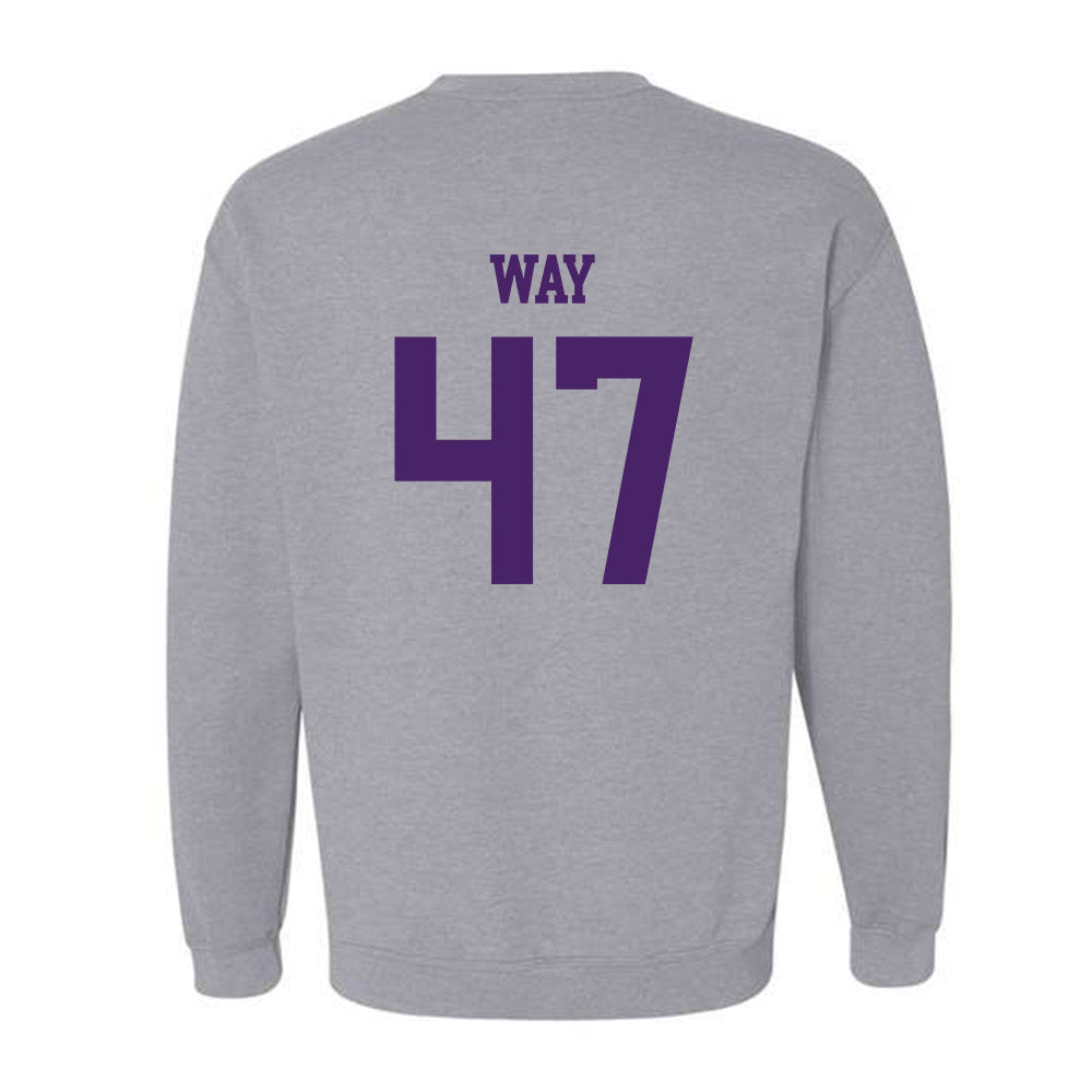Weber - NCAA Football : Henry Way - Classic Shersey Crewneck Sweatshirt-1