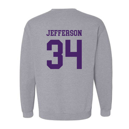 Weber - NCAA Football : Kaleb Jefferson - Classic Shersey Crewneck Sweatshirt-1