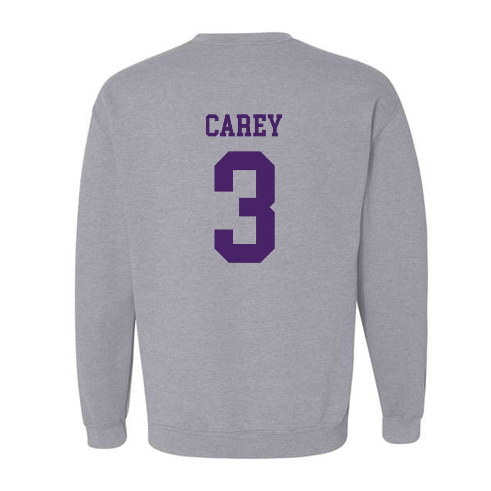 Weber - NCAA Football : BJ Carey - Classic Shersey Crewneck Sweatshirt-1
