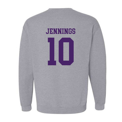 Weber - NCAA Football : Dijon Jennings - Classic Shersey Crewneck Sweatshirt-1