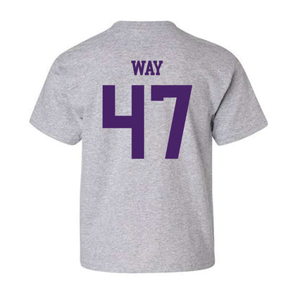 Weber - NCAA Football : Henry Way - Classic Shersey Youth T-Shirt-1