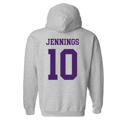 Weber - NCAA Football : Dijon Jennings - Classic Shersey Hooded Sweatshirt-1