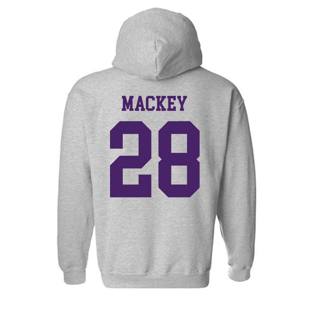 Weber - NCAA Football : Logan Mackey - Classic Shersey Hooded Sweatshirt-1