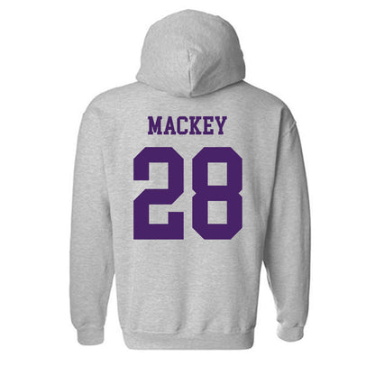 Weber - NCAA Football : Logan Mackey - Classic Shersey Hooded Sweatshirt-1