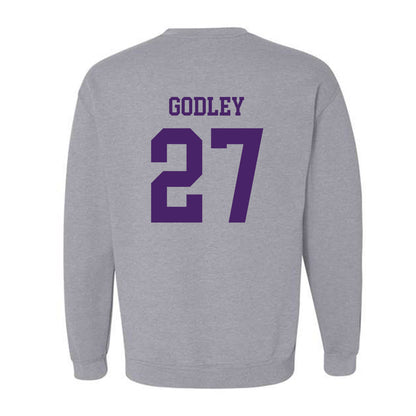Weber - NCAA Football : Davion Godley - Classic Shersey Crewneck Sweatshirt-1