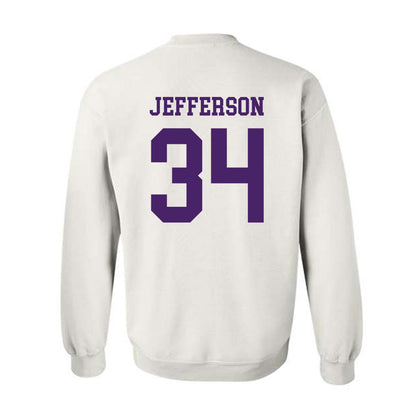 Weber - NCAA Football : Kaleb Jefferson - Classic Shersey Crewneck Sweatshirt-1