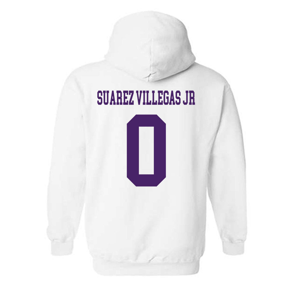 Weber - NCAA Men's Basketball : Edwin Suarez Villegas Jr - Classic Shersey Hooded Sweatshirt-1