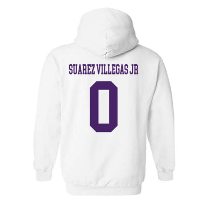 Weber - NCAA Men's Basketball : Edwin Suarez Villegas Jr - Classic Shersey Hooded Sweatshirt-1