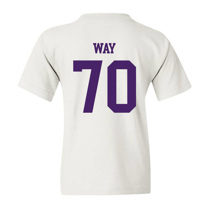 Weber - NCAA Football : Will Way - Classic Shersey Youth T-Shirt-1