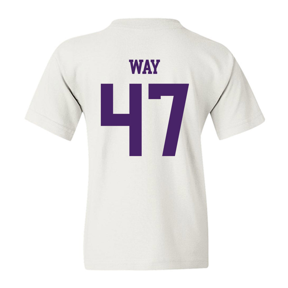 Weber - NCAA Football : Henry Way - Classic Shersey Youth T-Shirt-1
