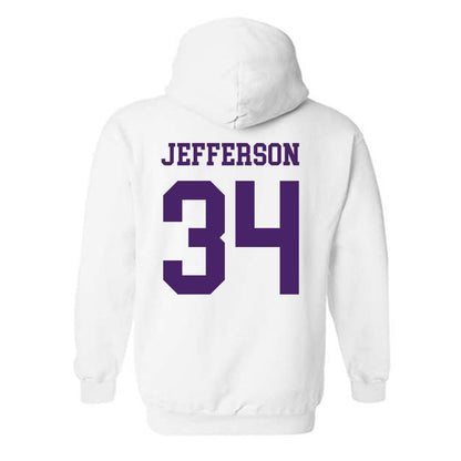Weber - NCAA Football : Kaleb Jefferson - Classic Shersey Hooded Sweatshirt-1