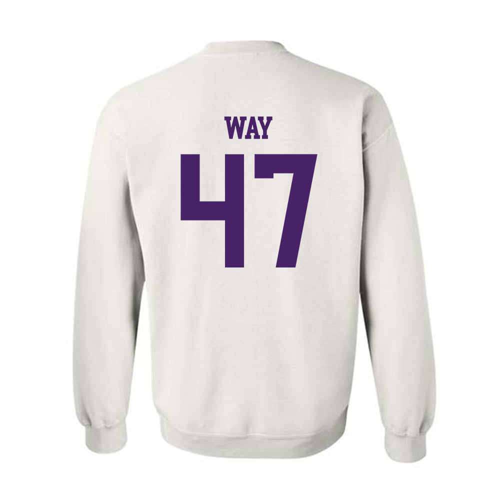 Weber - NCAA Football : Henry Way - Classic Shersey Crewneck Sweatshirt-1