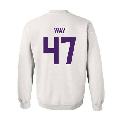 Weber - NCAA Football : Henry Way - Classic Shersey Crewneck Sweatshirt-1