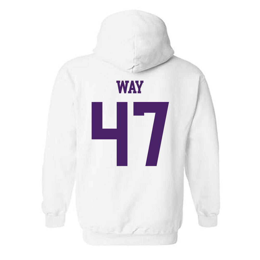 Weber - NCAA Football : Henry Way - Classic Shersey Hooded Sweatshirt-1