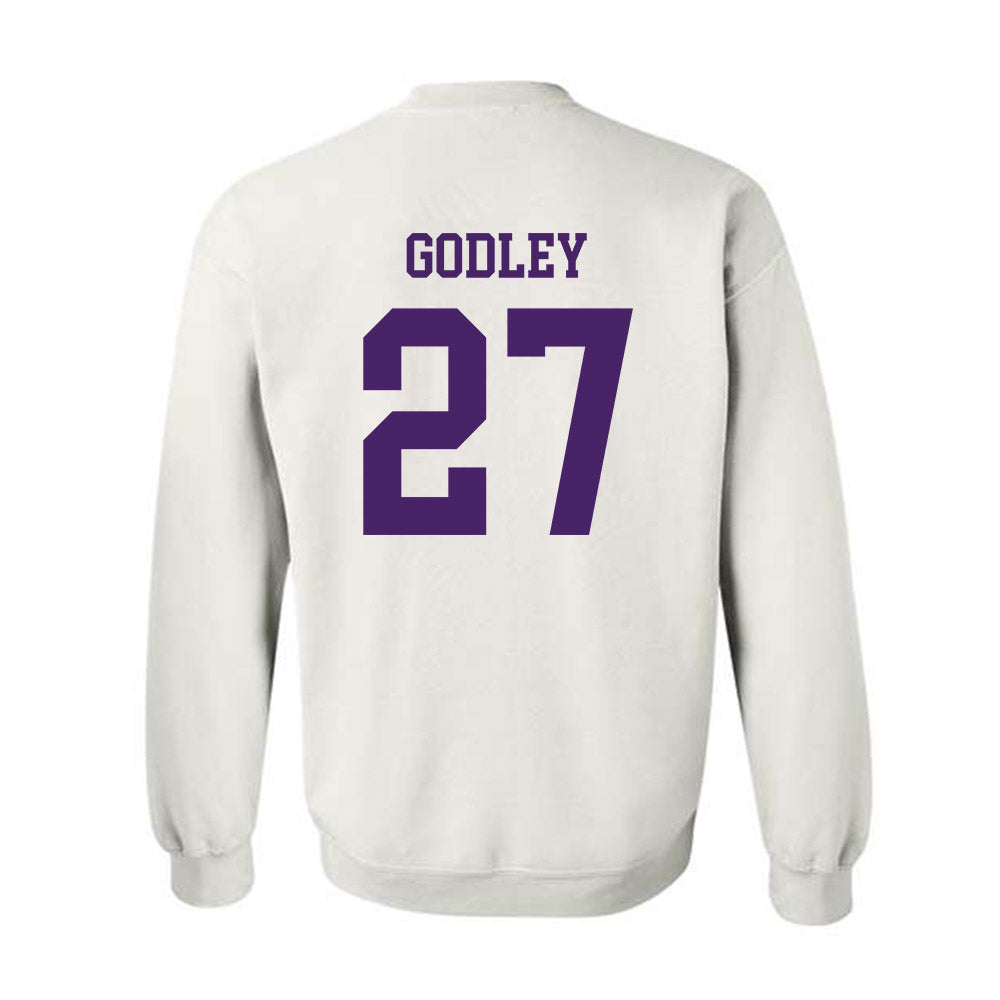 Weber - NCAA Football : Davion Godley - Classic Shersey Crewneck Sweatshirt-1