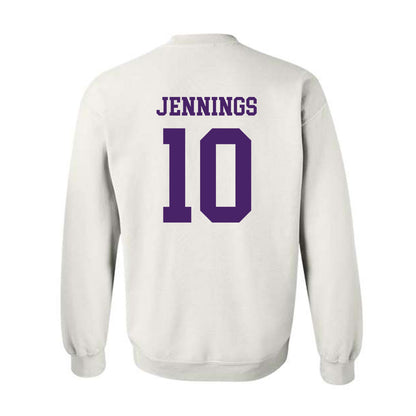 Weber - NCAA Football : Dijon Jennings - Classic Shersey Crewneck Sweatshirt-1