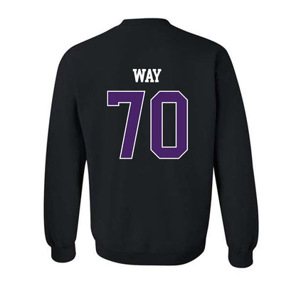 Weber - NCAA Football : Will Way - Classic Shersey Crewneck Sweatshirt-1