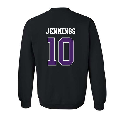 Weber - NCAA Football : Dijon Jennings - Classic Shersey Crewneck Sweatshirt-1