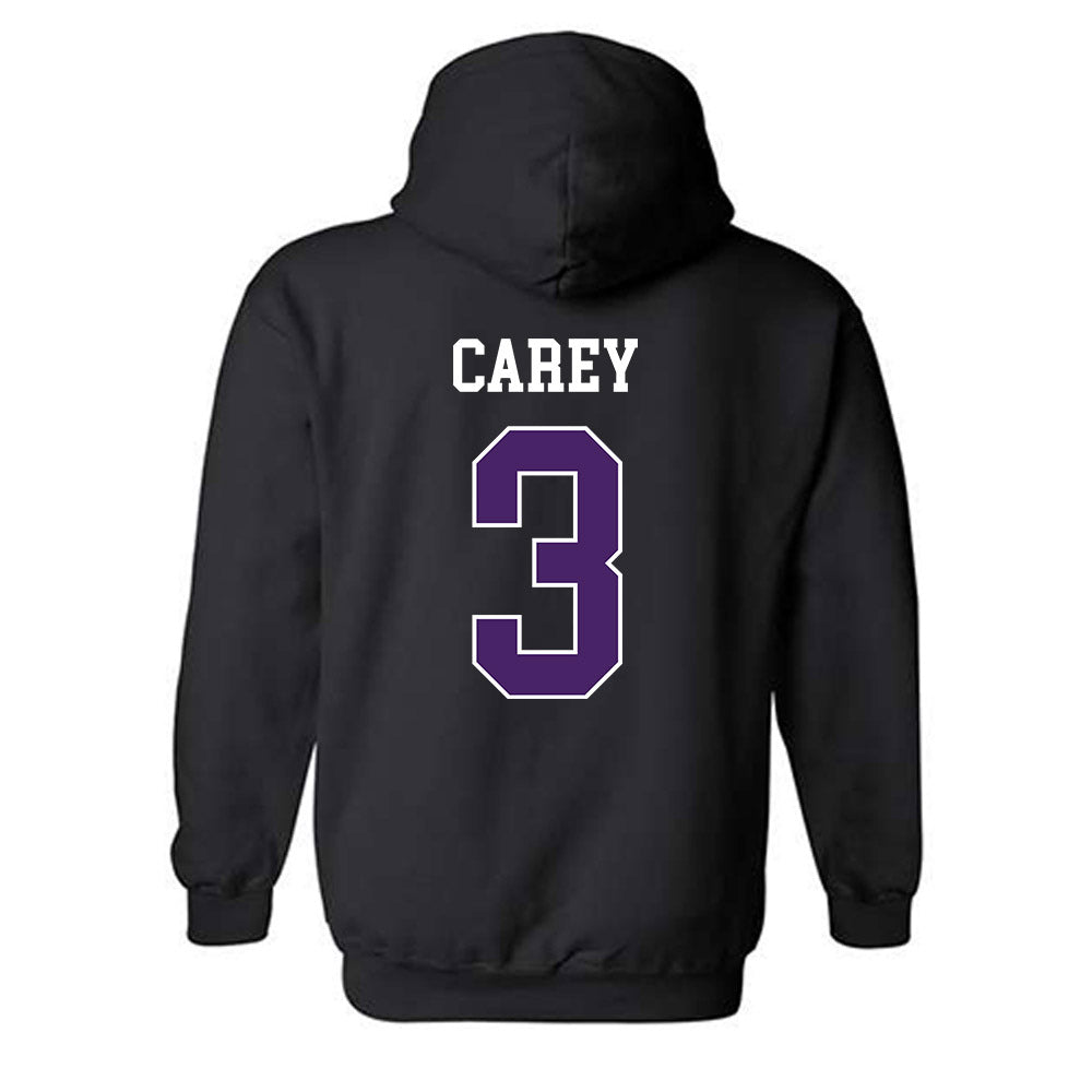 Weber - NCAA Football : BJ Carey - Classic Shersey Hooded Sweatshirt-1
