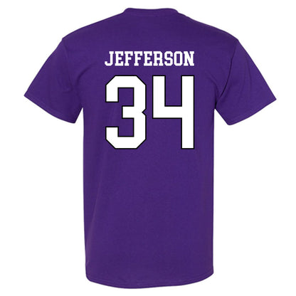 Weber - NCAA Football : Kaleb Jefferson - Classic Shersey T-Shirt-1