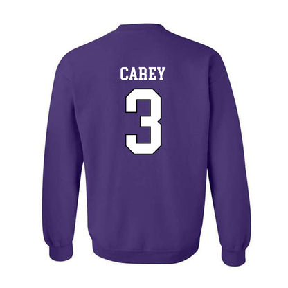 Weber - NCAA Football : BJ Carey - Classic Shersey Crewneck Sweatshirt-1