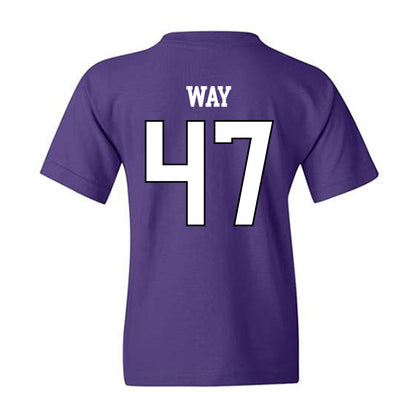 Weber - NCAA Football : Henry Way - Classic Shersey Youth T-Shirt-1