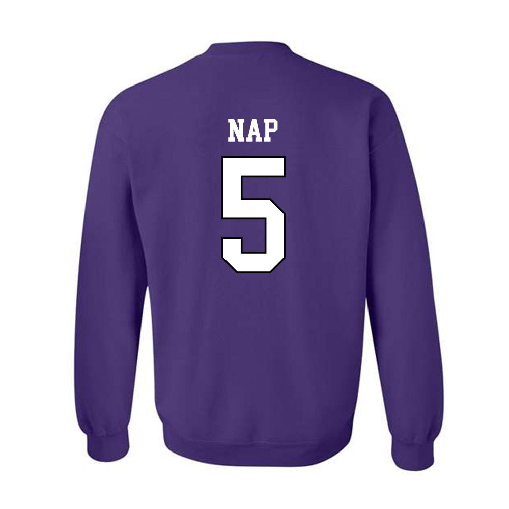 Weber - NCAA Women's Basketball : Dakota Nap - Classic Shersey Crewneck Sweatshirt-1
