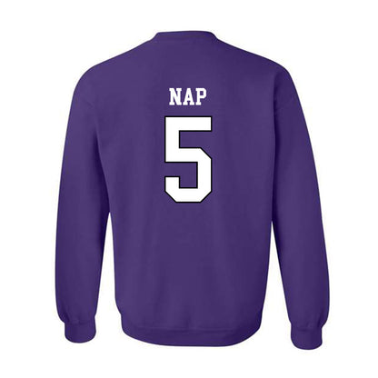 Weber - NCAA Women's Basketball : Dakota Nap - Classic Shersey Crewneck Sweatshirt-1