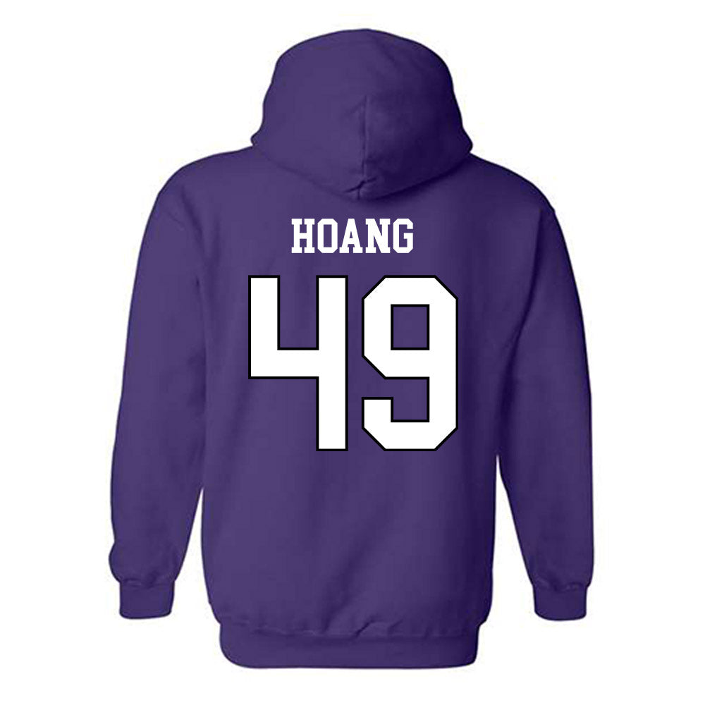 Weber - NCAA Football : Thien Hoang - Classic Shersey Hooded Sweatshirt-1