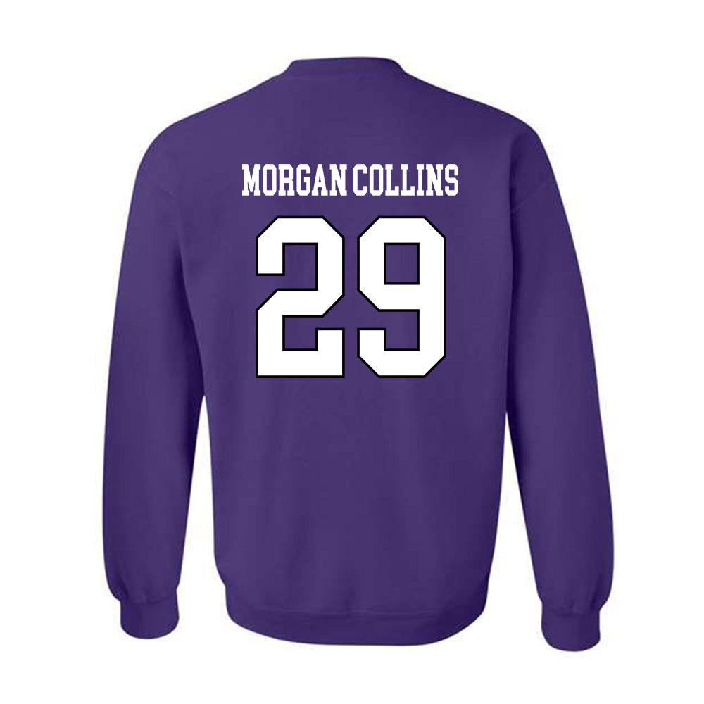 Weber - NCAA Football : Davonta Morgan collins - Classic Shersey Crewneck Sweatshirt-1