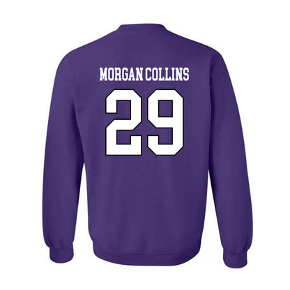 Weber - NCAA Football : Davonta Morgan collins - Classic Shersey Crewneck Sweatshirt-1