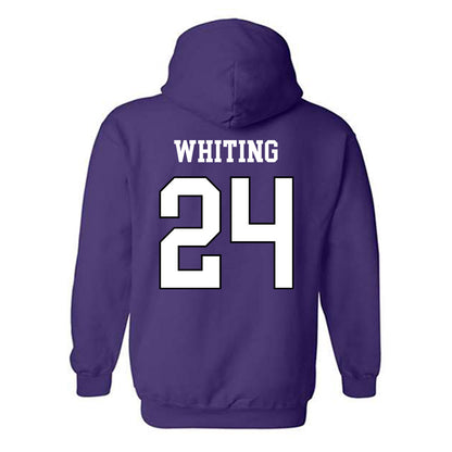 Weber - NCAA Men's Basketball : Jace Whiting - Classic Shersey Hooded Sweatshirt-1