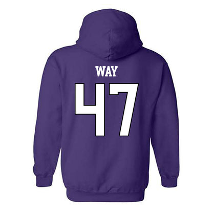 Weber - NCAA Football : Henry Way - Classic Shersey Hooded Sweatshirt-1