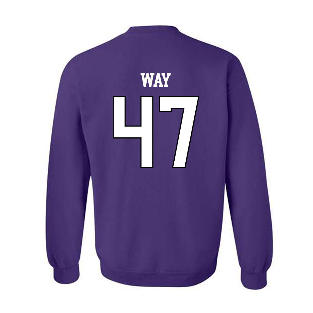 Weber - NCAA Football : Henry Way - Classic Shersey Crewneck Sweatshirt-1