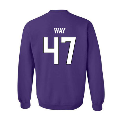Weber - NCAA Football : Henry Way - Classic Shersey Crewneck Sweatshirt-1